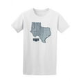 thumbnail image 1 of Texas Map Sketch Tee. Men's -Image by Shutterstock, 1 of 2
