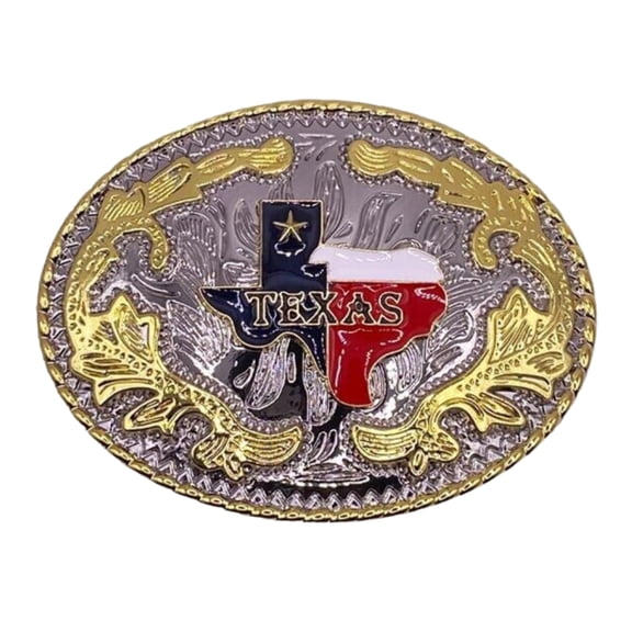 Texas Map Theme Western Rodeo Fashion Unisex Belt Buckles