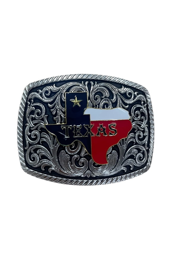 Texas Map Theme Western Rodeo Fashion Unisex Belt Buckles