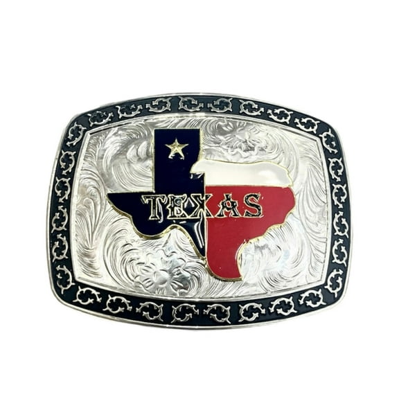 Texas Map Theme Western Rodeo Fashion Unisex Belt Buckles
