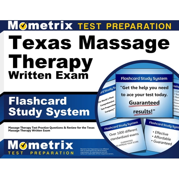 Texas Massage Therapy Written Exam Flashcard Study System: Massage Therapy Test Practice Questions & Review for the Texas Massage Therapy Written Exam