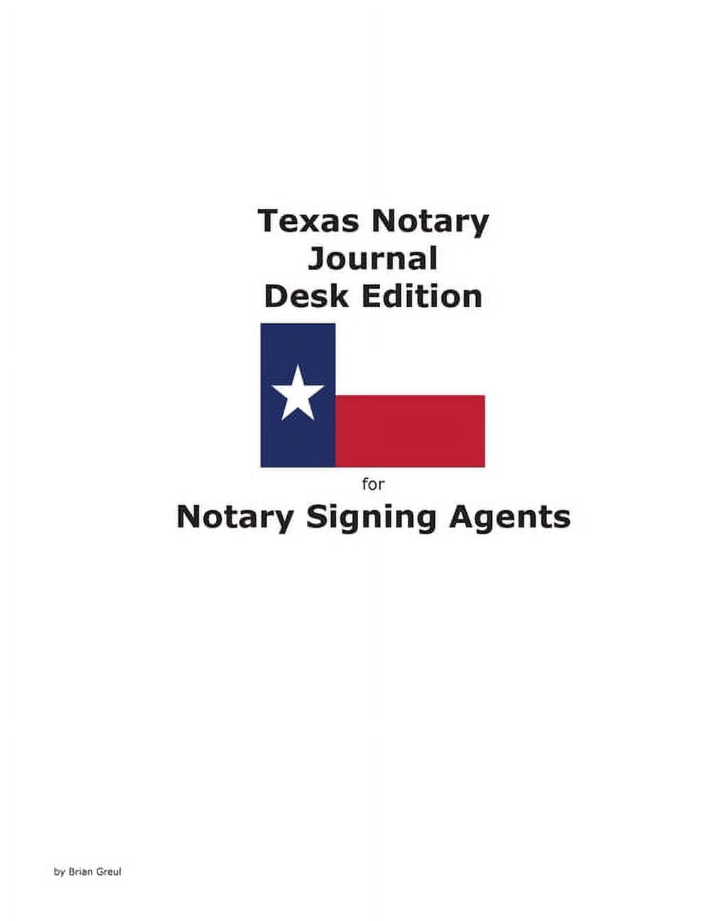 texas-notary-journal-desk-edition-for-notary-signing-agents-paperback-walmart-com for Free Printable Notary Log Sheet Texas Texas Notary Journal Desk Edition for Notary Signing Agents (Paperback) - Walmart.com for Free Printable Notary Log Sheet Texas