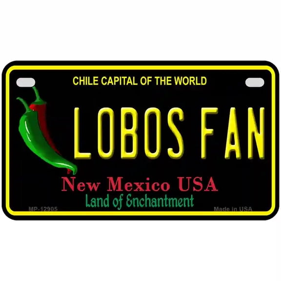 Texas Open Mountain Road Novelty Metal State License Plate 7" x 4" Motorcycle (MP)