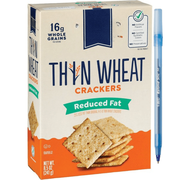 Texas Original Reduced Fat Thin Wheat Crackers 8.5 oz