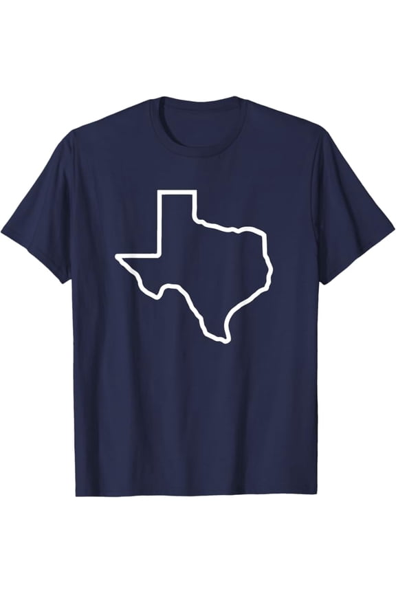 Texas Outline - TX Lone Star State T-Shirt
