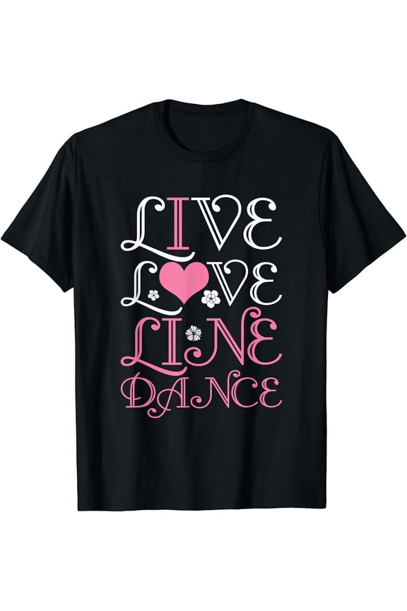 Texas Patriotic Line Dancing Women Gift Line Dance T-Shirt Black Small