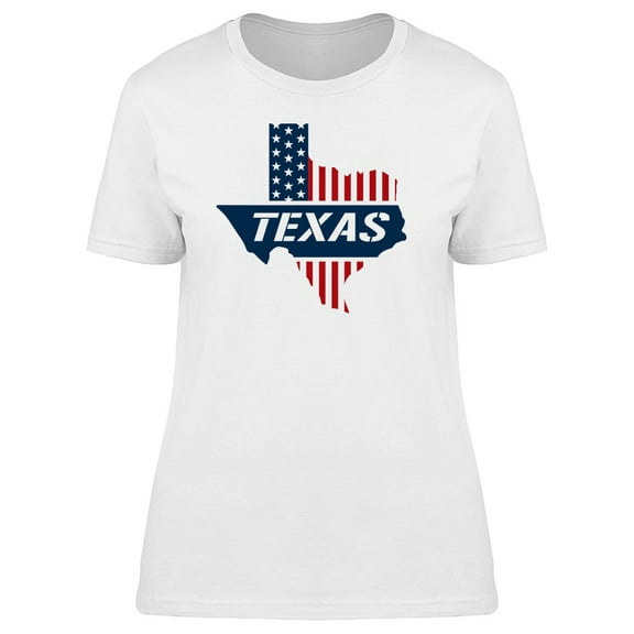 Texas Patriotic Map Usa T-Shirt Men -Image by Shutterstock, Male 3X-Large