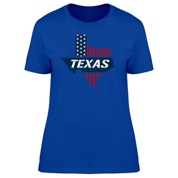 Texas Patriotic Map Usa T-Shirt Men -Image by Shutterstock, Male Small