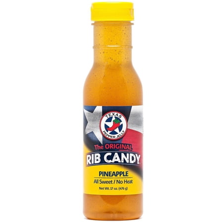 Texas Pepper Jelly Rib Candy Sauce - Meat Glaze 12 oz (Pineapple Sweet)
