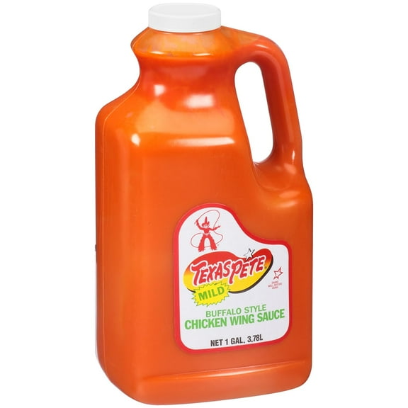 Texas Pete, Buffalo Style Mild Chicken Wing Sauce, 1 Gallon (4 Count)