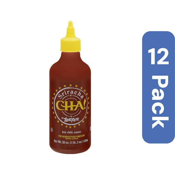 Texas Pete CHA Sriracha Sauce 18 oz (Pack of 12)