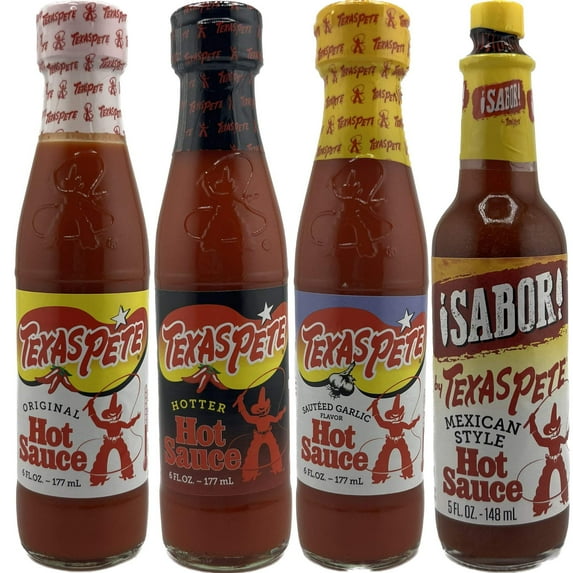 Texas Pete Hot Sauce Variety 4 Pack