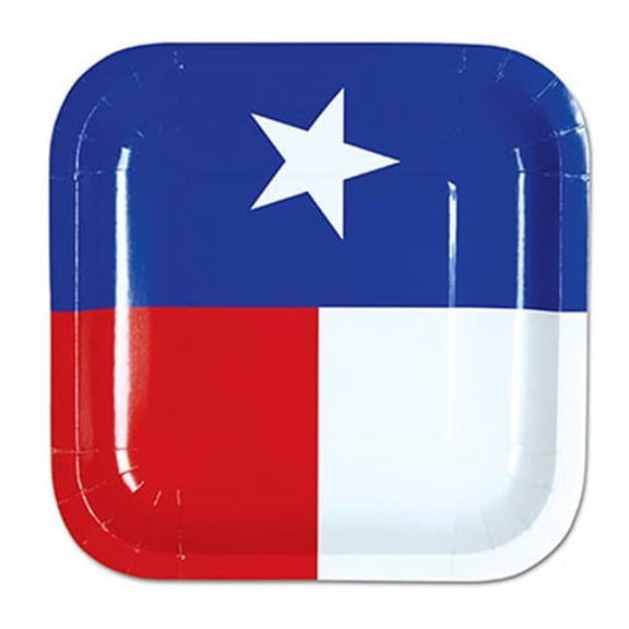 Texas Plates, Pack Of 12
