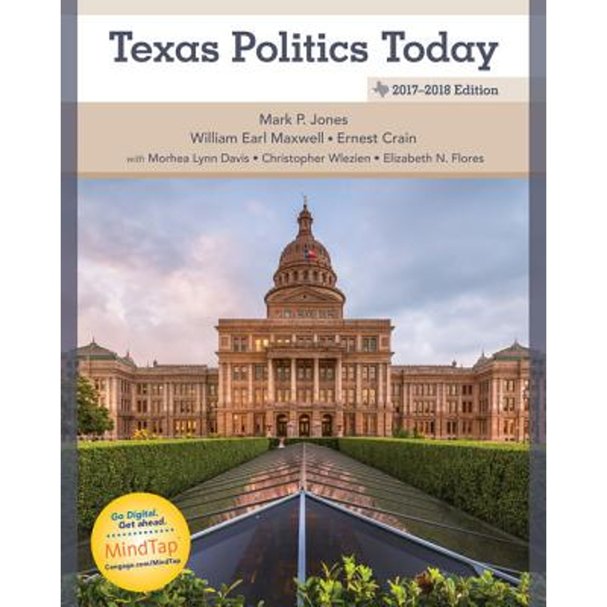 Pre-Owned Texas Politics Today 2017-2018 Edition (Paperback 9781305952188) by Mark P. Jones, William Maxwell, Ernest Crain
