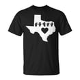 thumbnail image 1 of Texas Pride Sign Language Graphic Tee Unisex Adult Cotton Casual Deaf Awareness State Love Gift T-Shirt, Size 4XL, Color Black, 1 of 4