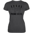 thumbnail image 1 of Texas Prime Cuts Juniors Soft T Shirt Deep Heather MD, 1 of 1