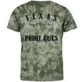 thumbnail image 1 of Texas Prime Cuts Mens T Shirt Crackle Moss Tie Dye 2XL, 1 of 1
