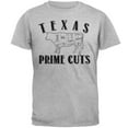 thumbnail image 1 of Texas Prime Cuts Mens T Shirt Heather X-LG, 1 of 1