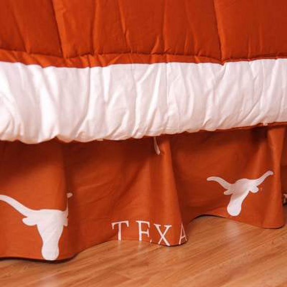 Texas Printed Dust Ruffle King by College Covers