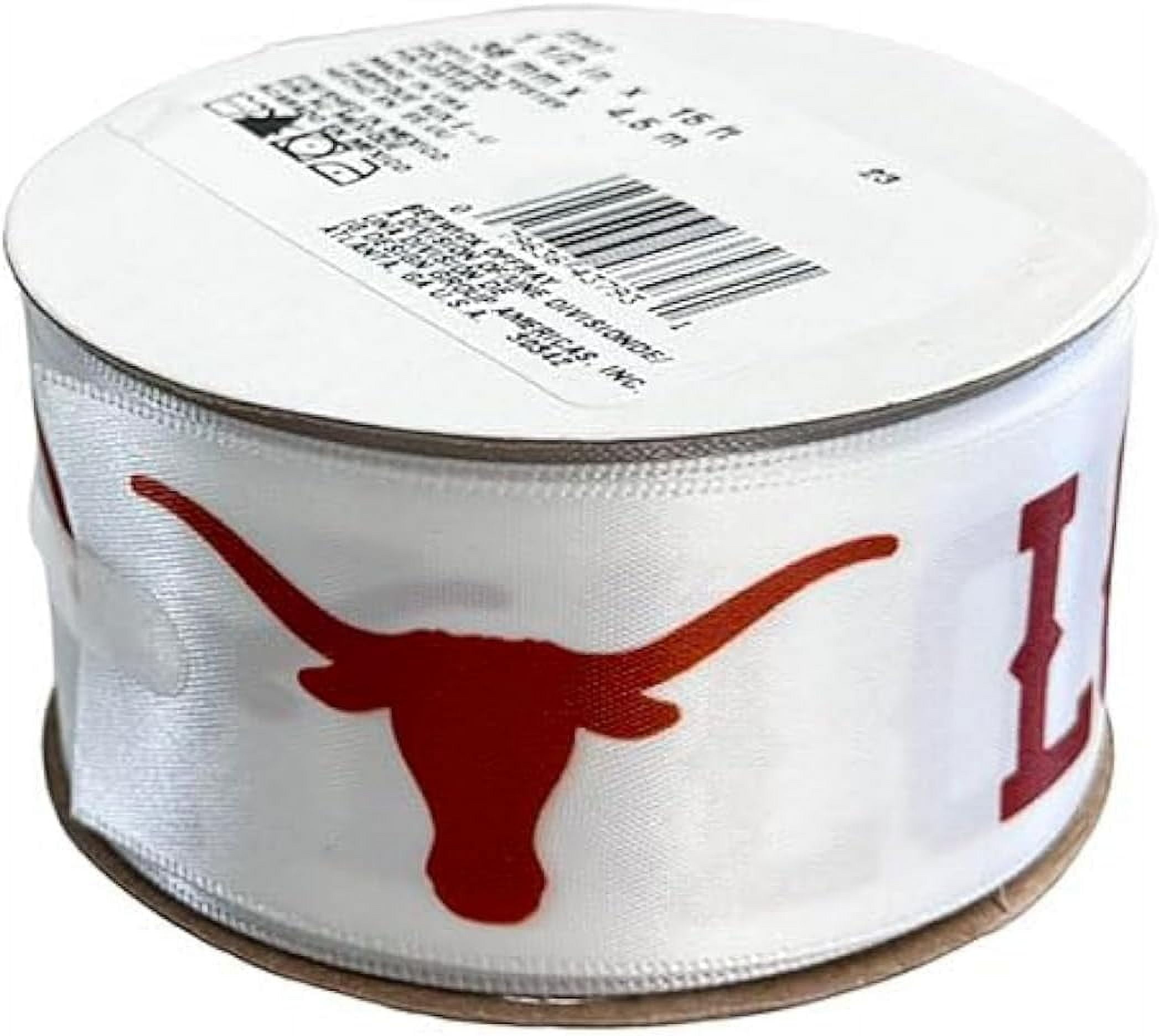 Texas Printed Ribbon 1.5"-Inch Width, 15 Foot Spool