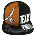 thumbnail image 1 of Texas Proud 2-Tone Split Text Snapback Baseball Cap with Longhorn and Flag, 1 of 6