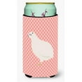 thumbnail image 1 of Texas Quail Pink Check Tall Boy Beverage Insulator Hugger - Pink Check - Tall Boy, 1 of 1