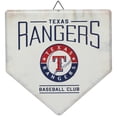 thumbnail image 1 of Texas Rangers 12" x 12" World Series Home Plate Metal Sign, 1 of 1