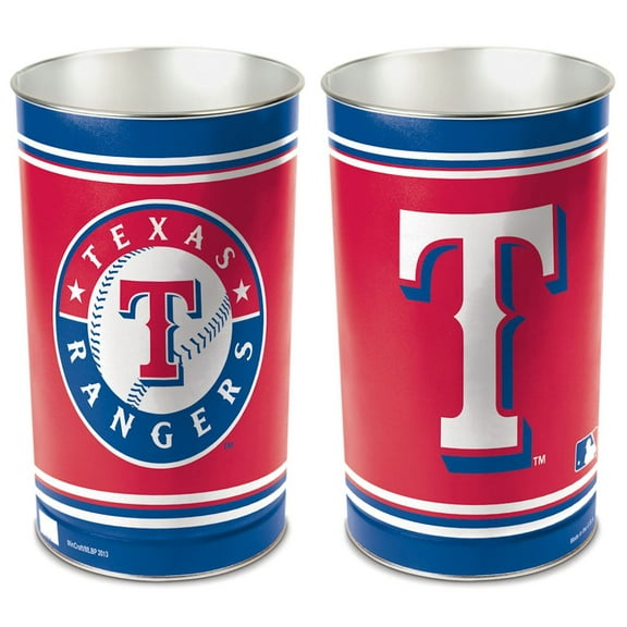 Texas Rangers 15" Waste Basket