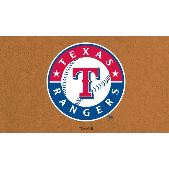 Texas Rangers 28" x 16" Primary Logo Coir Mat
