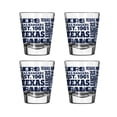 thumbnail image 1 of Logo Brands Texas Rangers 4-Pack 2oz. Shot Glass Set, 1 of 1