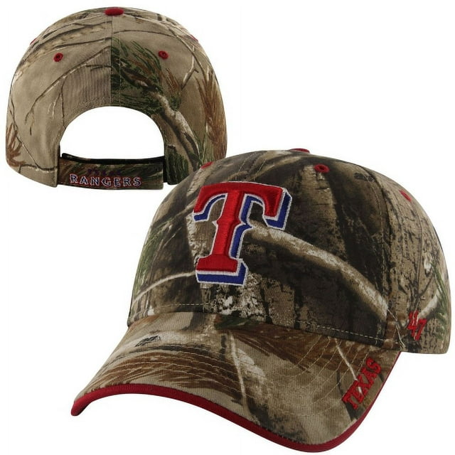 Texas Rangers '47 Brand Frost Adjustable Hat - Realtree Camo - OSFA