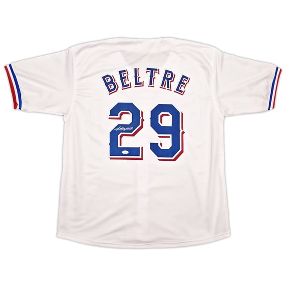 Texas Rangers Adrian Beltre Autographed White Jersey JSA Stock #253734