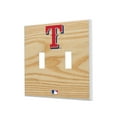thumbnail image 1 of Texas Rangers Baseball Bat Design Double Toggle Light Switch Plates, 1 of 4