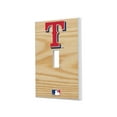 thumbnail image 1 of Texas Rangers Baseball Bat Design Single Toggle Light Switch Plate, 1 of 4