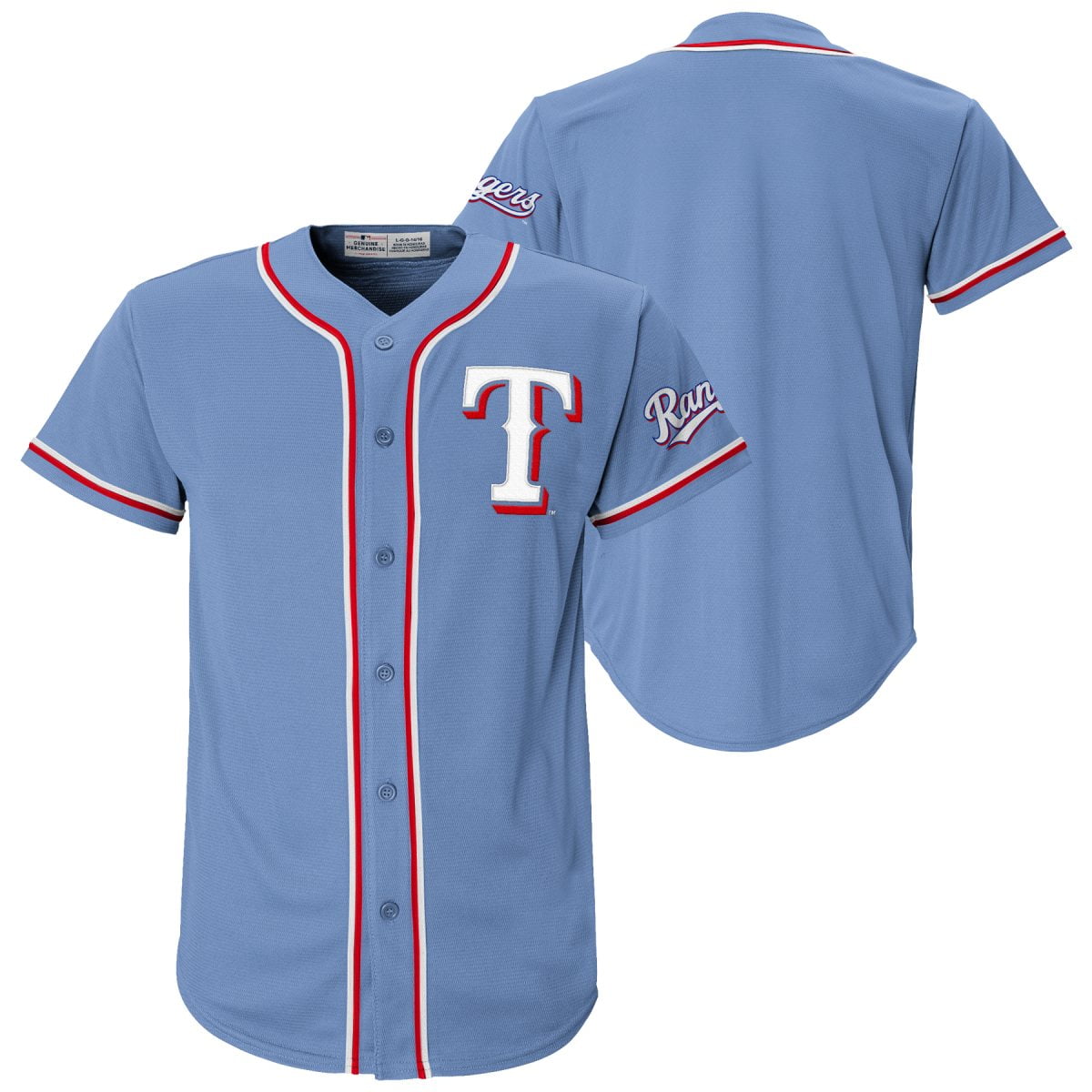 MLB Texas Rangers Youth Secondary Color Synthetic Jersey