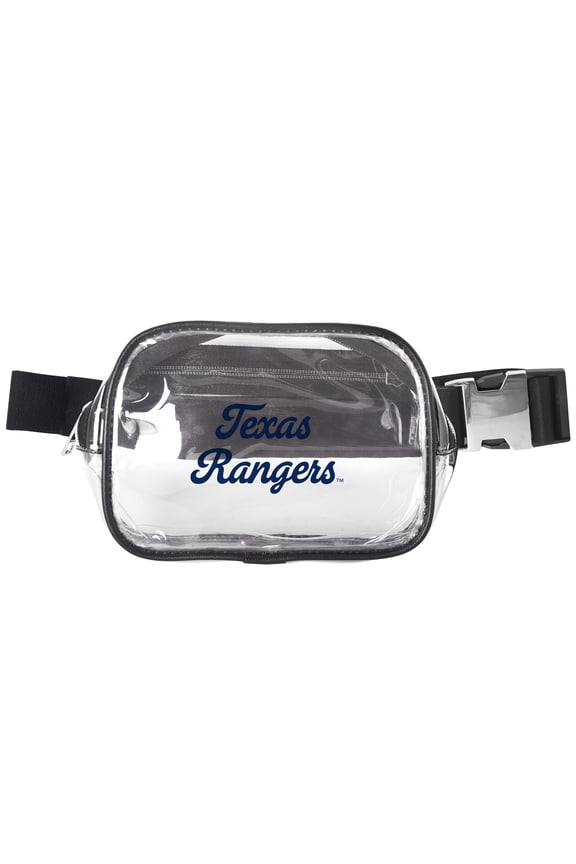 Texas Rangers Clear Belt Bag