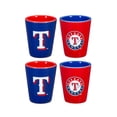 thumbnail image 1 of Texas Rangers Four-Pack Shot Glass Set, 1 of 3