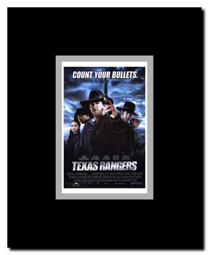 Texas Rangers Framed Movie Poster