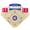 thumbnail image 1 of Texas Rangers Handcrafted Wood Baseball Game, 1 of 1