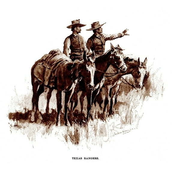 Texas Rangers History (24 x 18)