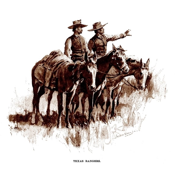 Texas Rangers History (36 x 24)