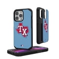 thumbnail image 1 of Texas Rangers Light Blue iPhone Solid Design Rugged Case, 1 of 2