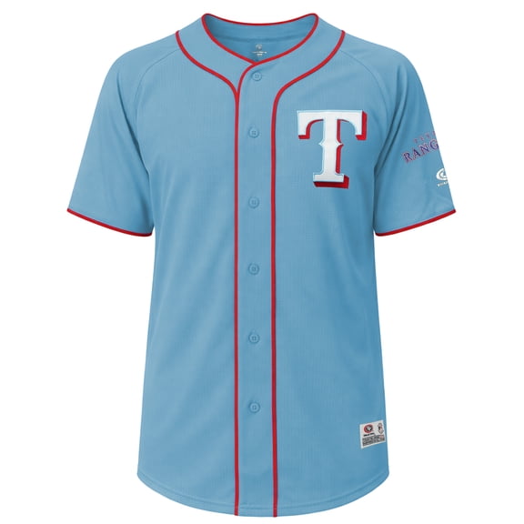 MLB Texas Rangers Men's Alternate Color Full Button Jersey
