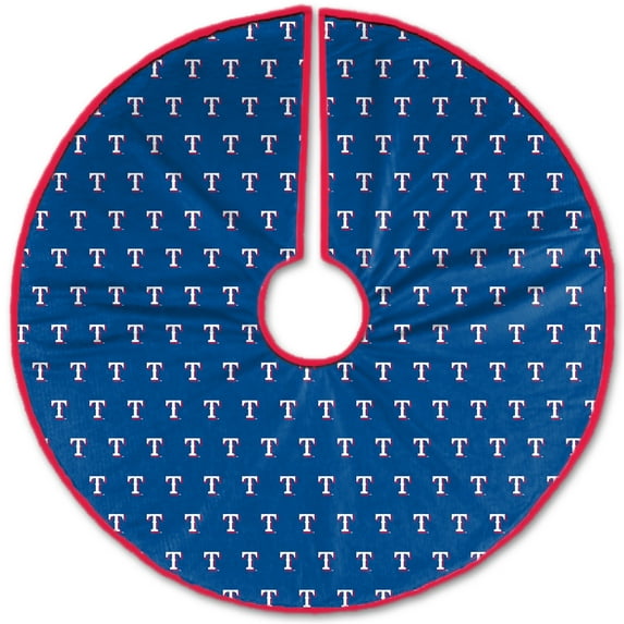 Texas Rangers Microplush Christmas Tree Skirt