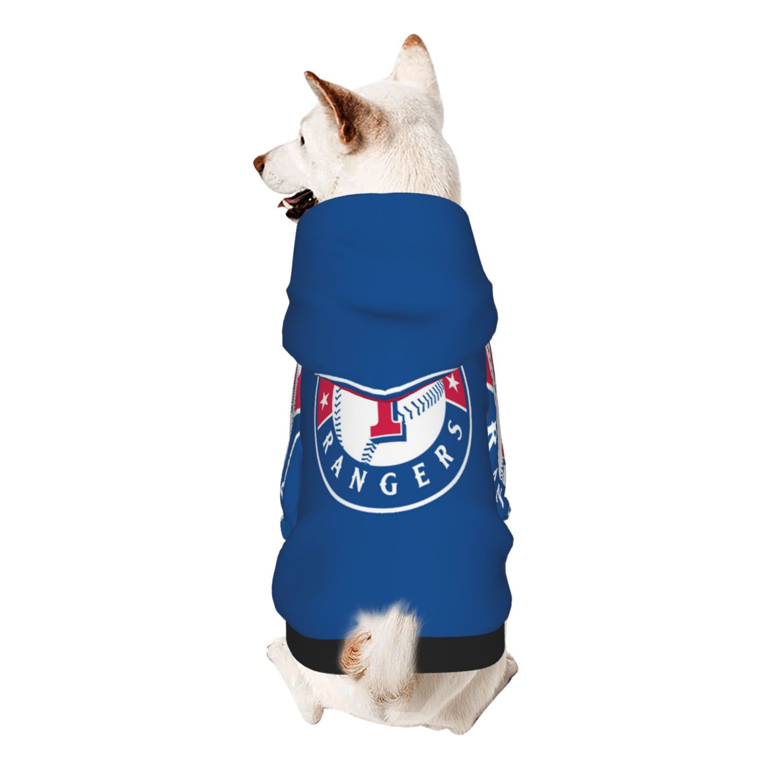 TexasRangers Small Dog Hoodie Casual Coats Sports Costume Dog Cat Pet