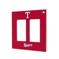 thumbnail image 1 of Texas Rangers Solid Double Rocker Light Switch Plate, 1 of 4