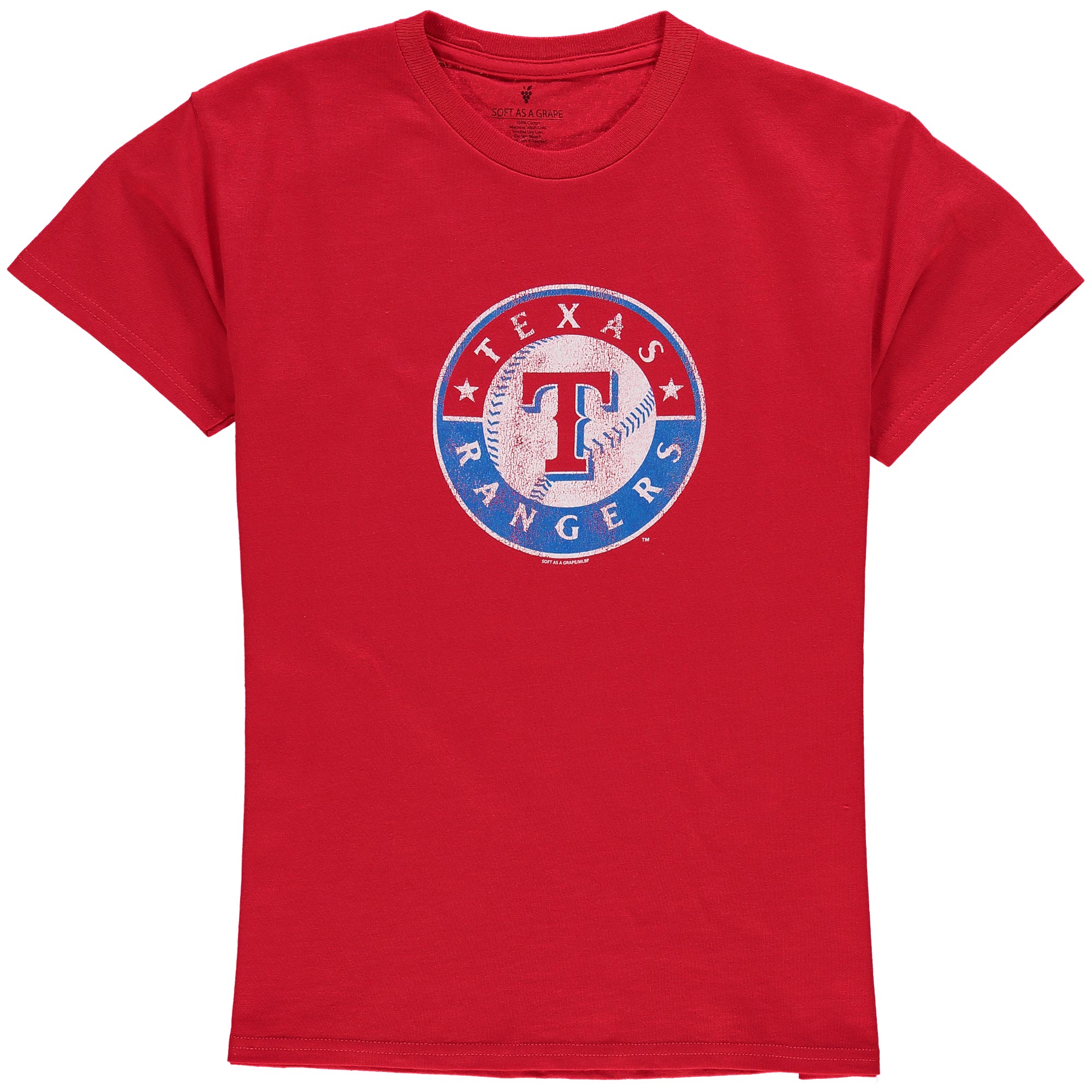 Texas Rangers Youth Distressed Logo T-Shirt - Red - image 1 of 2