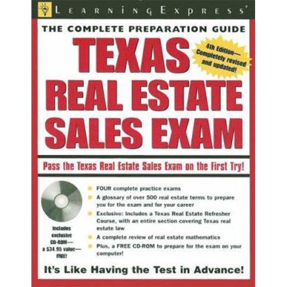 Pre-Owned Texas Real Estate Exam (Paperback) 1576855422 9781576855423