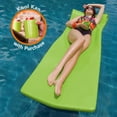 thumbnail image 1 of Texas Recreation Foam Super-Soft Kool Pool Float, Green, 1 of 3