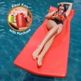 thumbnail image 1 of Texas Recreation Foam Super-Soft Kool Pool Float, Orange, 1 of 3